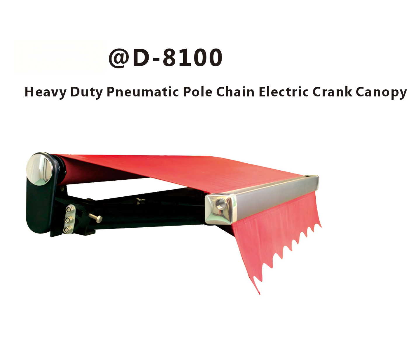 D-8100 Smart Retractable Awning, 2-6m Width X 1.5-3.5m Projection, Heavy Duty Motorized Patio Awning, UV Waterproof,...
