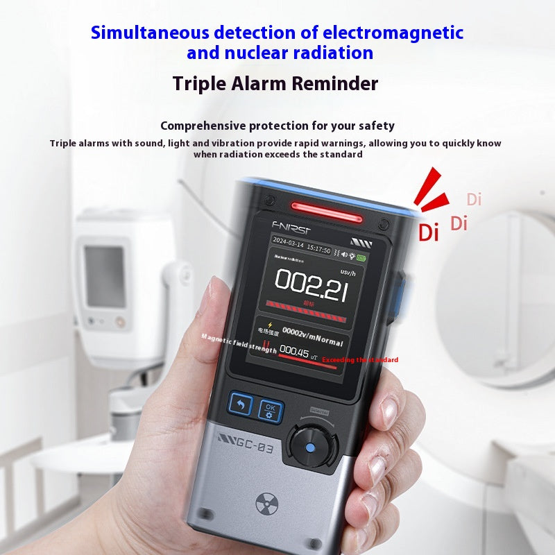 Electromagnetic Nuclear Radiation Detector Dose Alarm Apparatus Geiger Tube