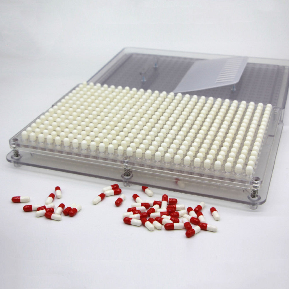 Factory Direct Supply 400 Holes Transparent Capsules Infill Panel Capsules Filling Board Capsule Artifact With...
