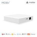 Moes Matter Smart Zigbe Home Bridge Matter Wired Gateway Hub Support Voice Control Via Alexa Google Siri Homekit Smartthings