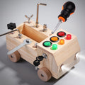 Children's Wooden Early Education Switch Screw Tool Car Educational Toy