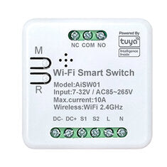 Tuya Smart WiFi or Zigbe Switch Module 10A Dry Contact Inching Mode for Motor Mi