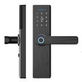 MOES X1 Tuya Smart Door Lock Fingerprint Unlock Door Lock WiFi Enabled Keyless Entry Password APP IC Card Super C Level Lock Core for Home Security