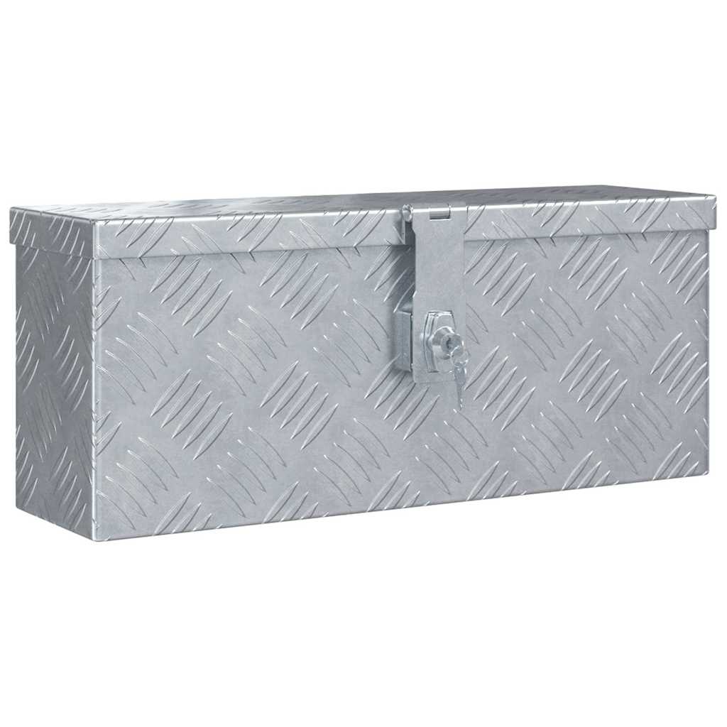 aluminum box 48.5 x silver aluminum box 61.5