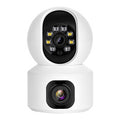 Hiseeu FH3C 2MP+2MP 1080P WiFi Baby Monitor PTZ 4MP Dual Lens  Dual Screen Camera Indoor AI Tracking Motion Detection Video Surveillance Cameras Security Smart Home Alexa