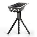 Elfeland Solar Octopus Spotlight With 3 Flexible Tentacles for Wrapping 360° Rotatable Head IP44 Waterproof for Garden Camping Decor