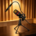 USB Microphone For Gaming And Podcast, RGB Light Small And Easy Setup