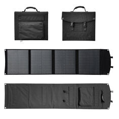 SMARAAD Foldable Portable 100W Solar Panel Fast Charging Power Charger for Outdoor Camping