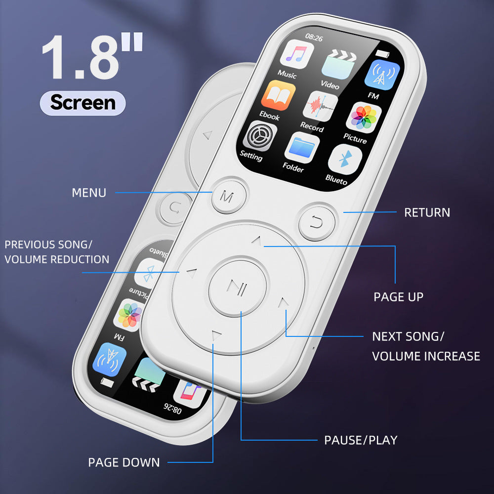 2-inch HD Screen Portable MP3 Music Player