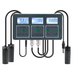 WiFi Tuya Smart Water Quality Tester PH ORP TDS EC SALT S.G TEMP CF Monitor Controller Aquarium Water Quality Tester Data Logger