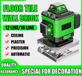 Support Pan European：16 Line Laser Level Spirit Level 4D 360° Cross Line Laser Self-Leveling Kit