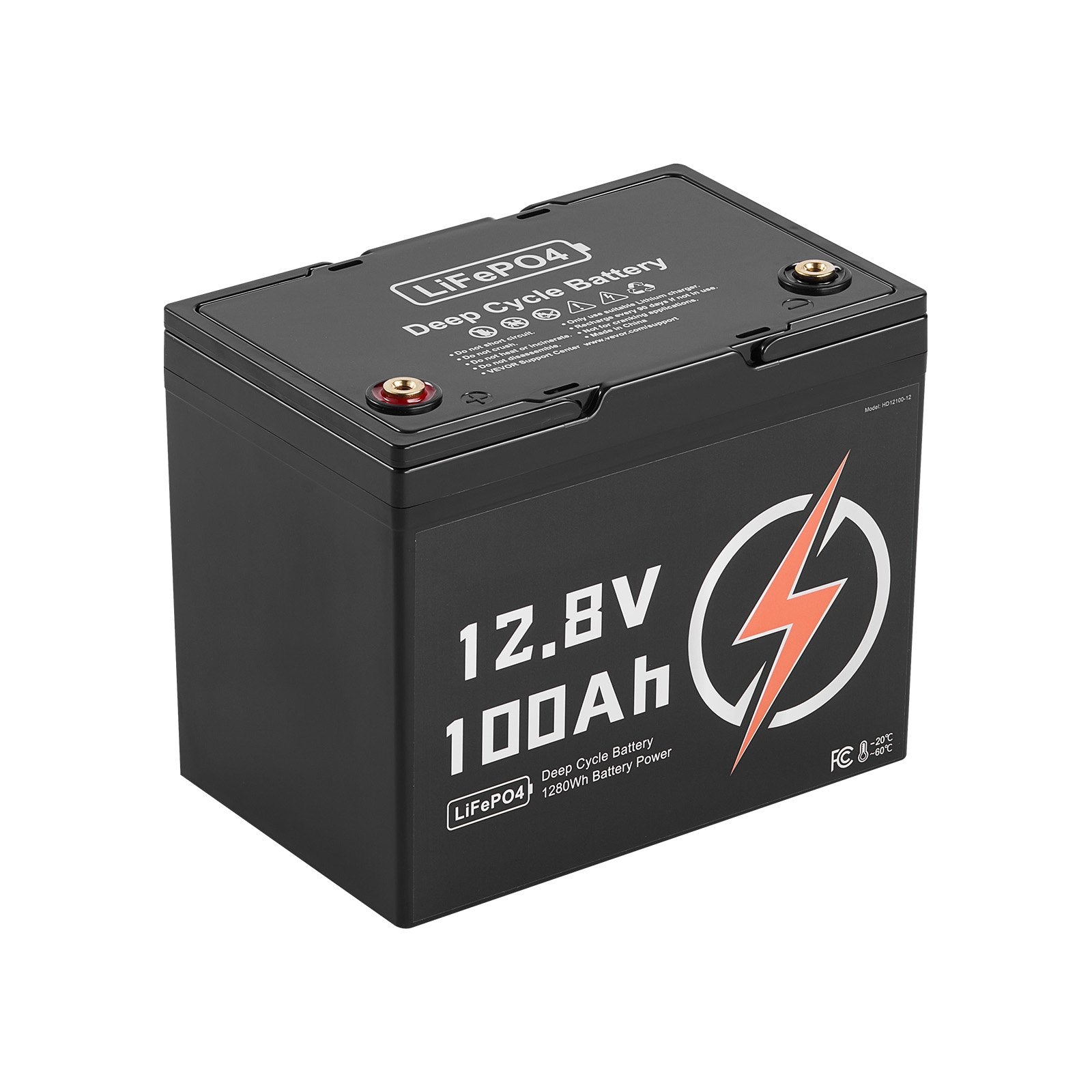 2 Pack 12V 100Ah Deep Cycle LiFePO4 Battery BMS Lithium Iron Phosphate Battery — kaufen online Deutschland
