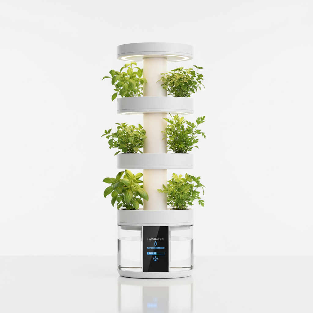 HydroGenius Mini LED Kräuterturm