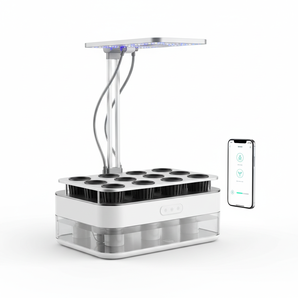 iDOO 12-Pods Hydroponik-System mit WiFi