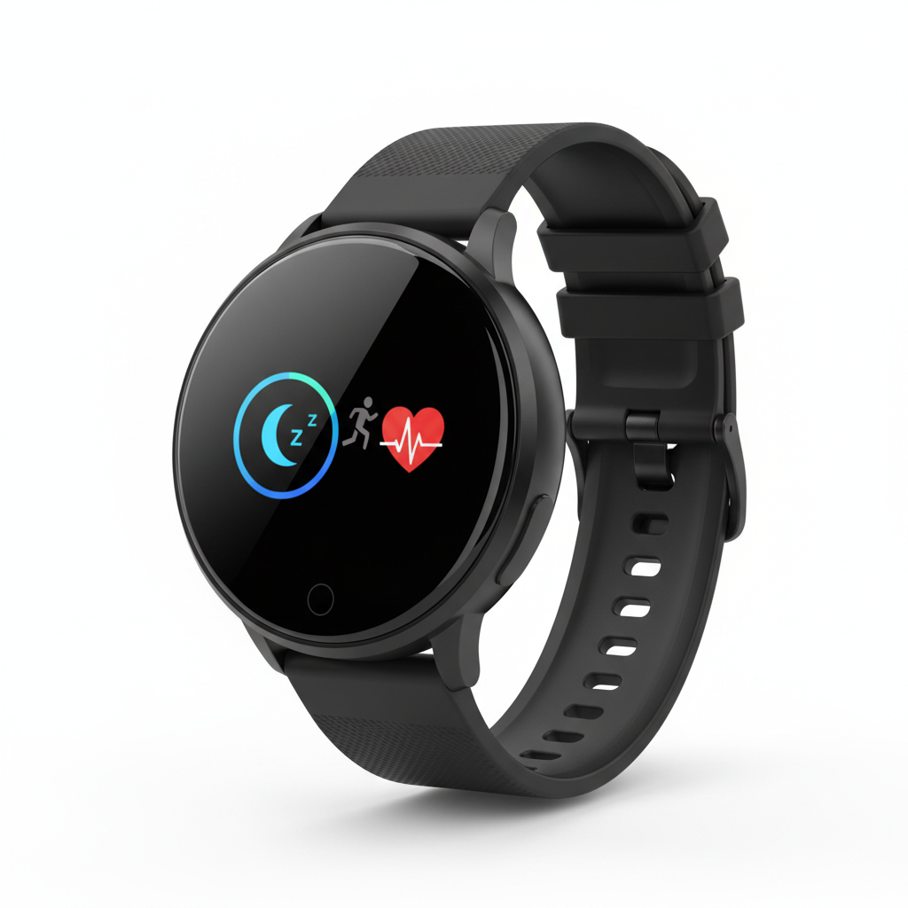 Intelligente Fitnessuhr mit Schlafanalyse