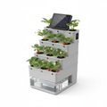 Intelligentes Balkongarten-Set für Erdbeeren mit Solarbetrieb