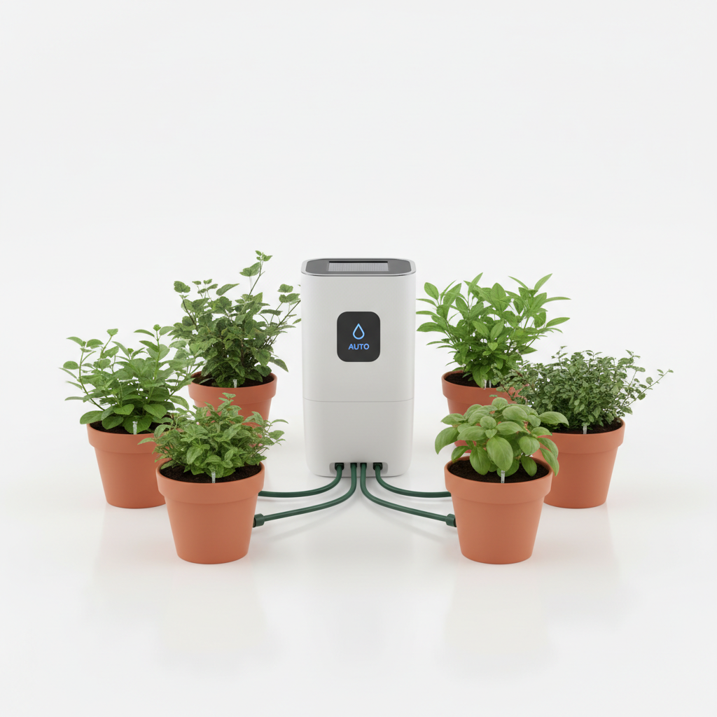 Intelligentes Mini-Bewässerungssystem für Balkonpflanzen