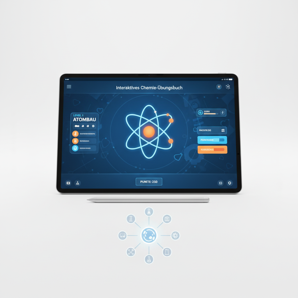 Interaktives Chemie-Übungsbuch mit Gamification