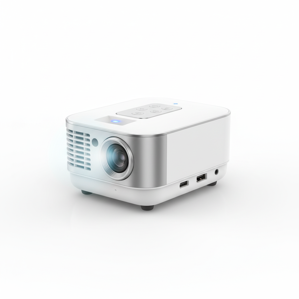 Kabelloser Mini-Projektor mit Akku