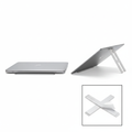Klebender Mini-Laptop-Aufsteller 'Unsichtbarer Lift'