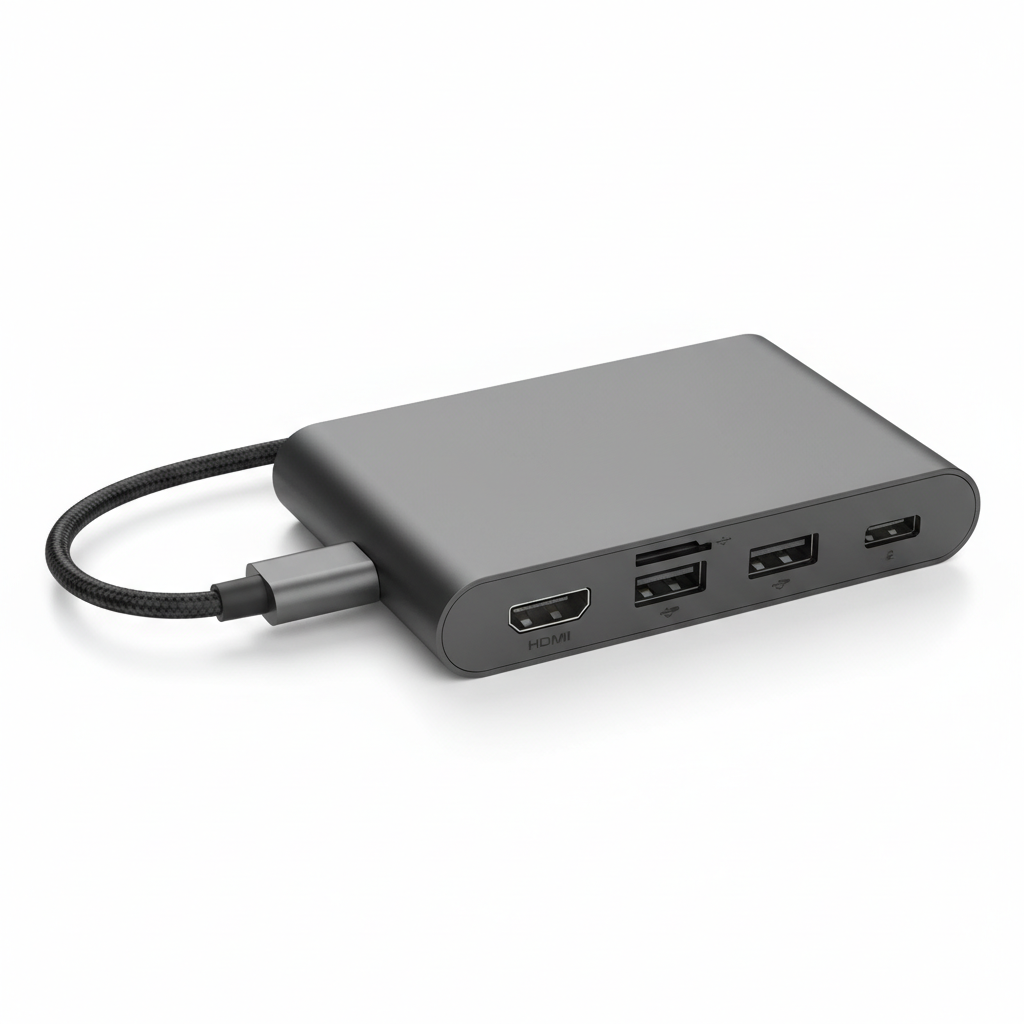 Kompakter 7-in-1 USB-C Hub