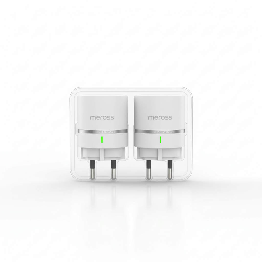 Meross Smart Plug Mini, 2er-Pack, 16A mit Energieüberwachung