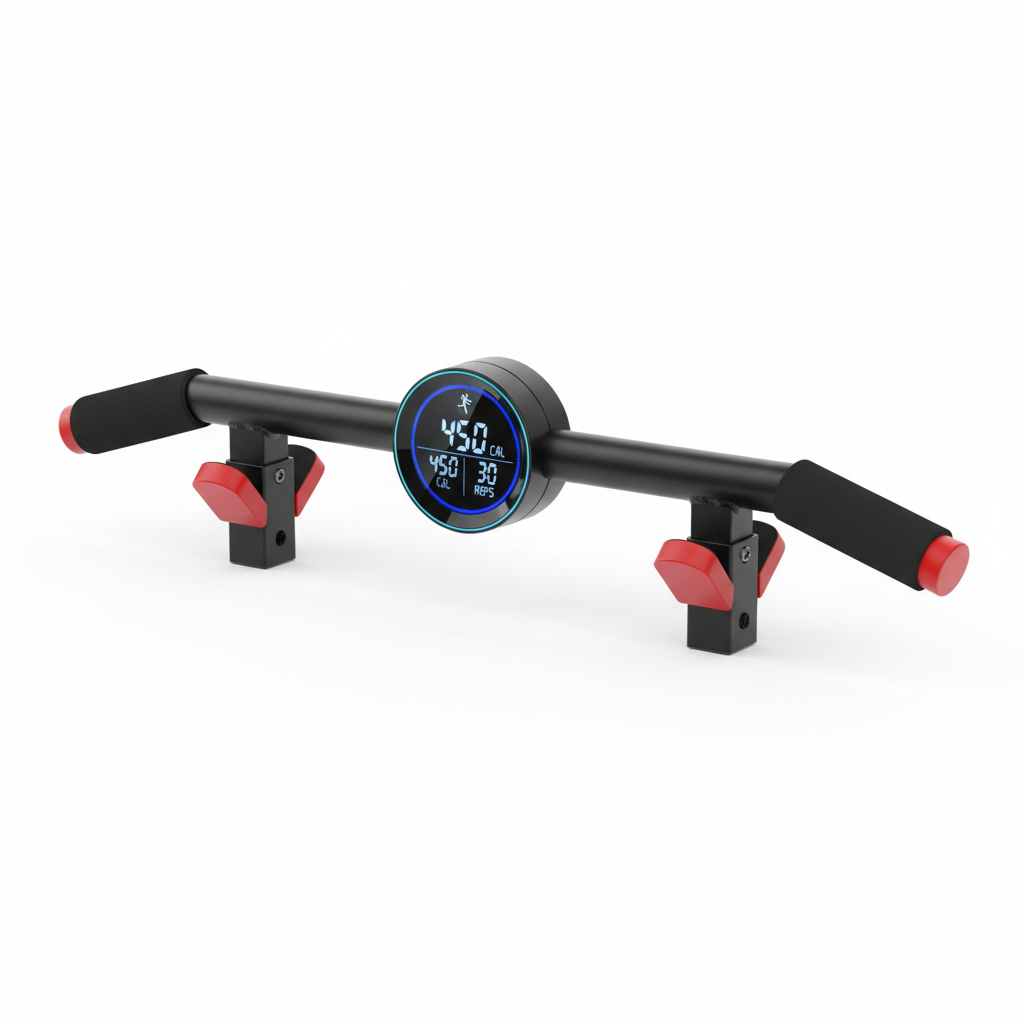 Mini-Klimmzugstange mit integriertem Aktivitätstracker für Türrahmen
