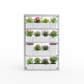 Modulares vertikales Indoor-Gartensystem mit LED-Beleuchtung