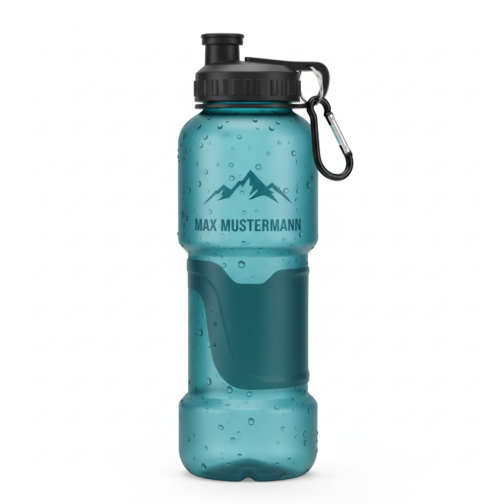 Personalisierte Sport-Trinkflasche für Wanderungen