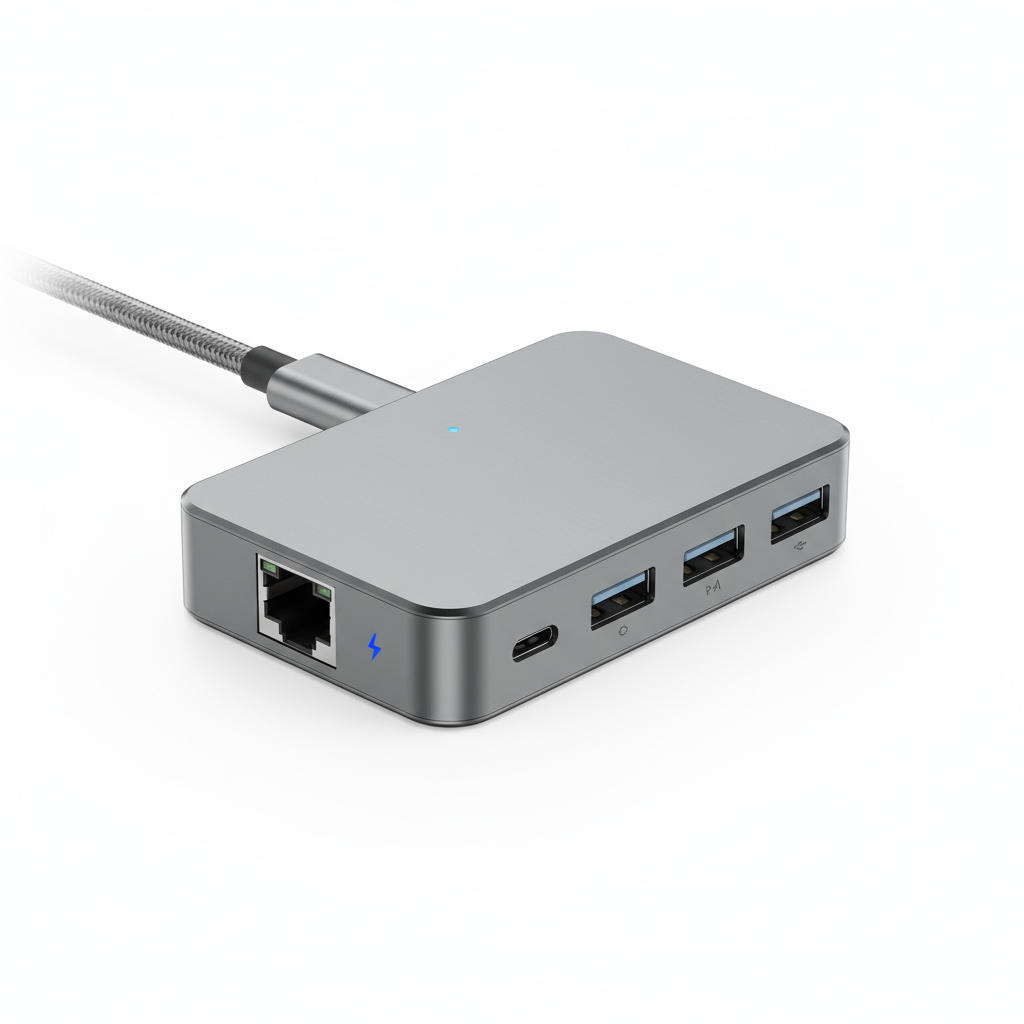 Power Delivery USB-C Hub mit Ethernet