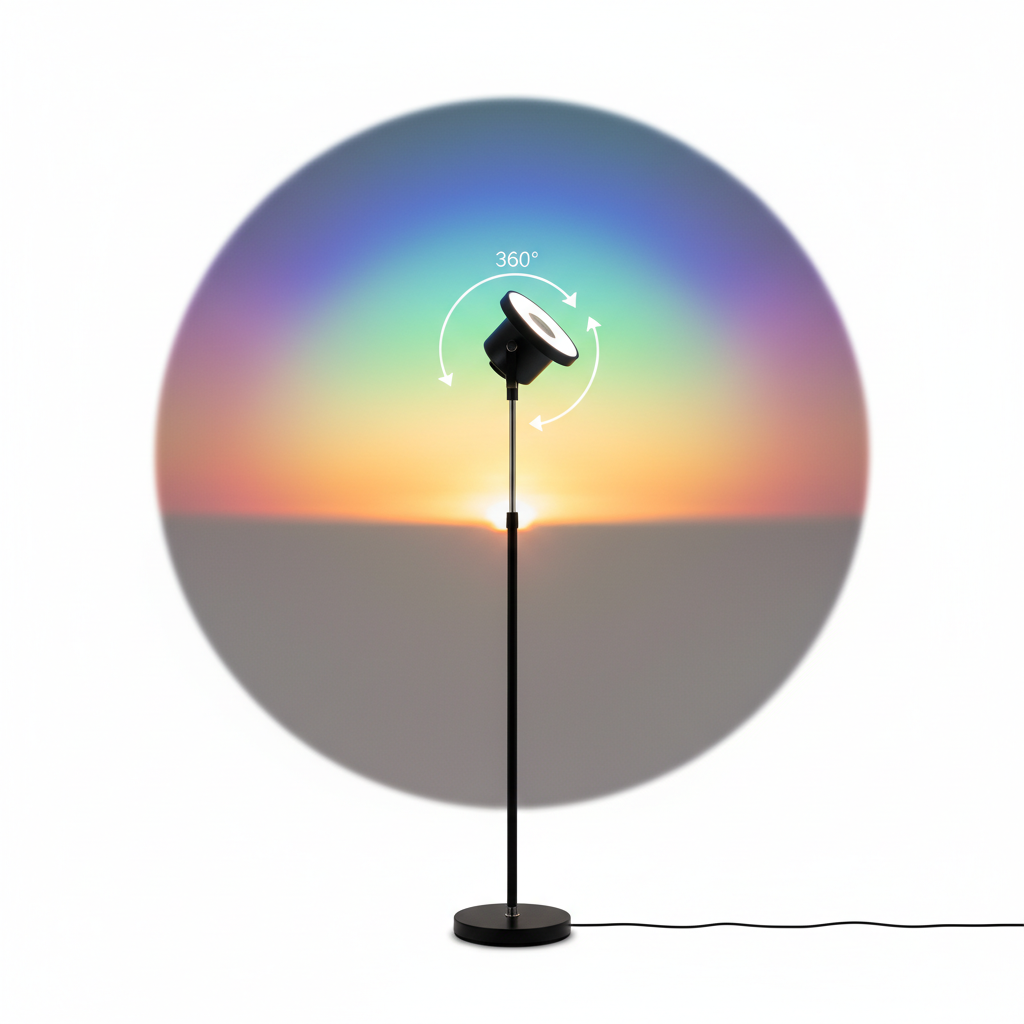 Rainbow Sunset LED Stehlampe