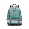 Recycelter PET-Stoff-Picknickrucksack mit integrierter Decke