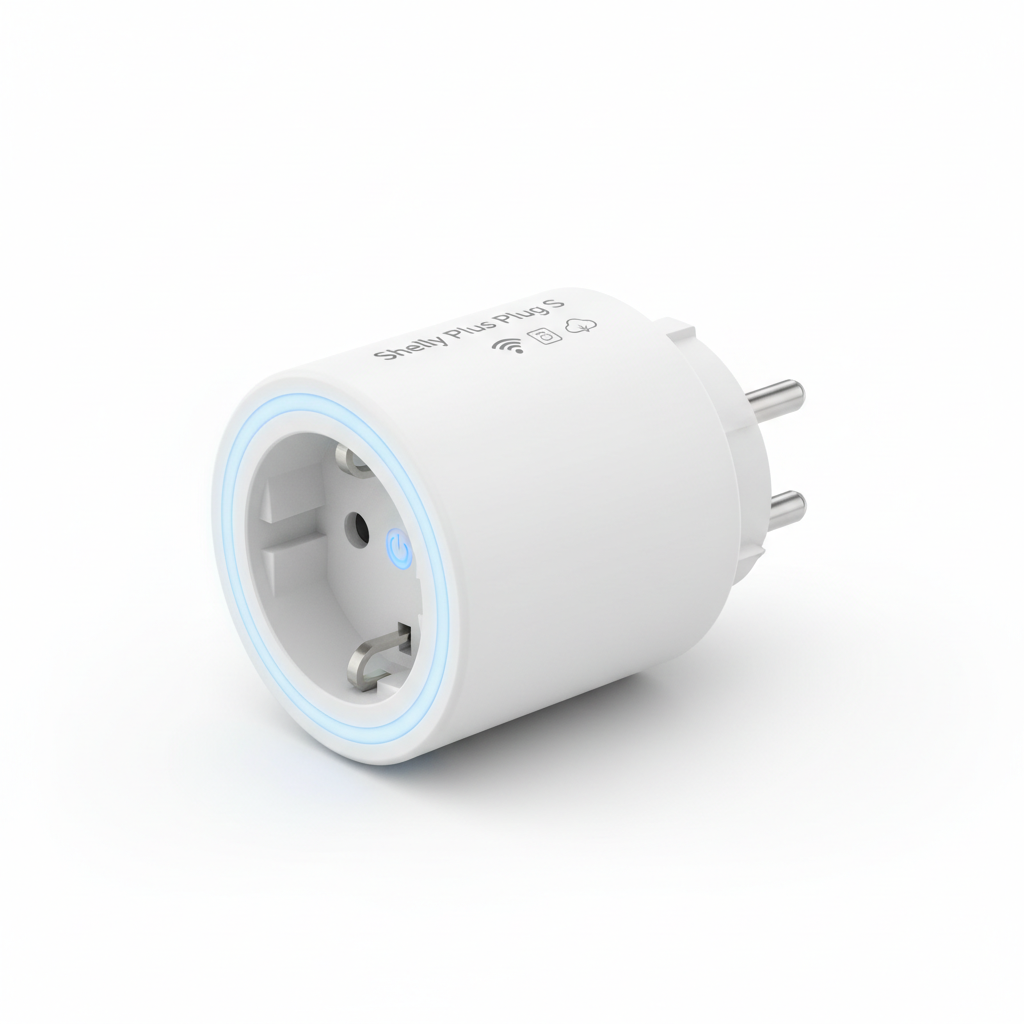 Shelly Plus Plug S Intelligente WLAN-Steckdose