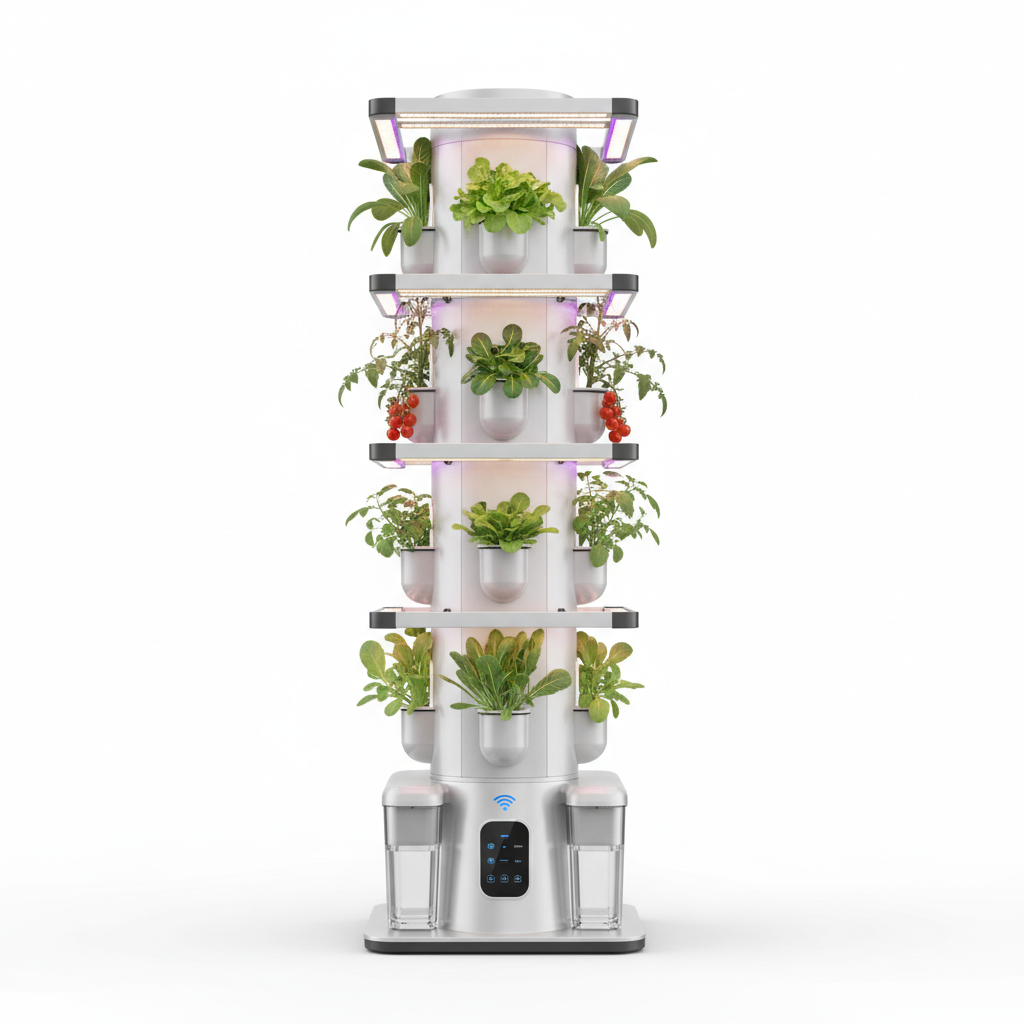Smart Grow Tower Pro – Vertikaler Indoor-Garten mit App-Steuerung