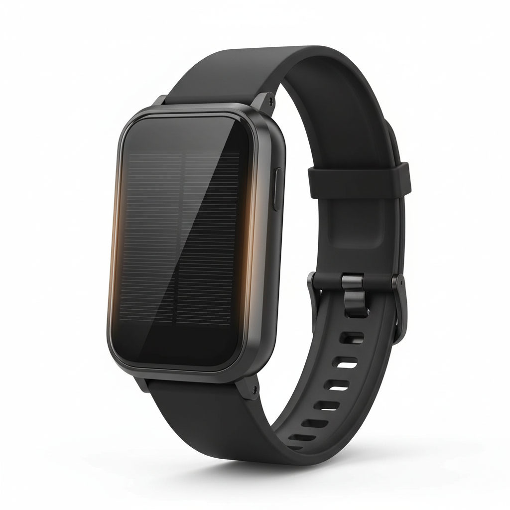 SolarPower Fit Band - Intelligenter Armband-Tracker mit Sonnenenergie-Ladetechnologie