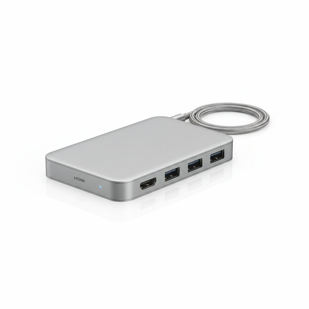 Ultra-Slim 5-in-1 USB-C Dock