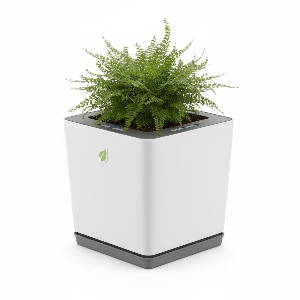 VIVA SQUARE Pflanzgefäß mit automatischer Bewässerungsfunktion