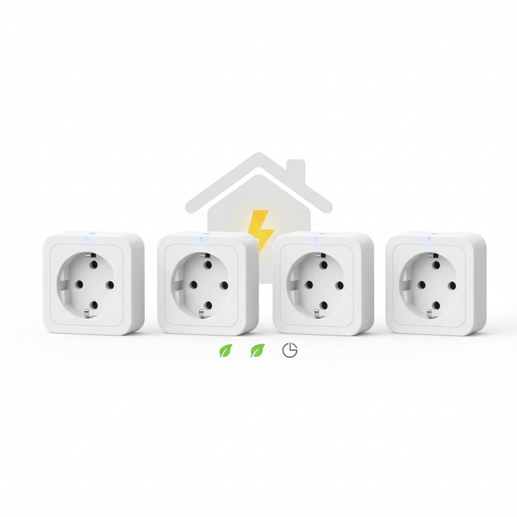 WiFi Smart Steckdose 4er Pack
